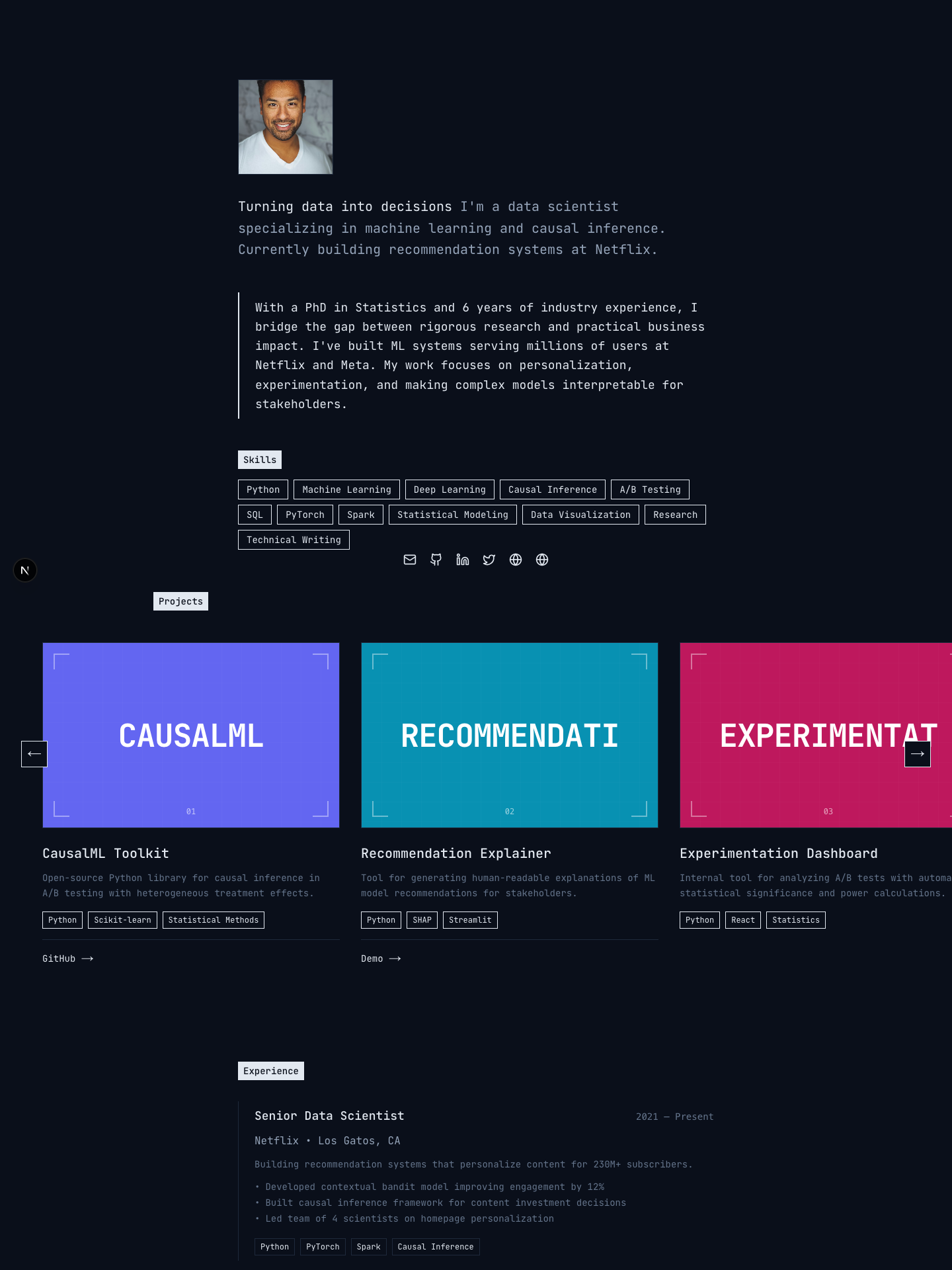 Signal template preview for data-scientist